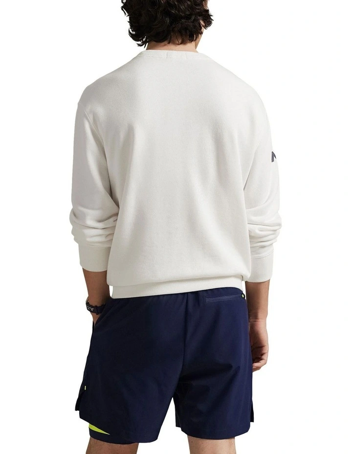 Australian Open Polo Bear Sweatshirt in White image 2