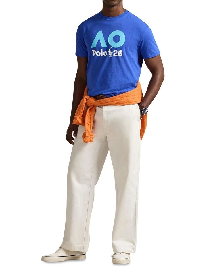 Australian Open Jersey Graphic T-shirt in Blue image 3