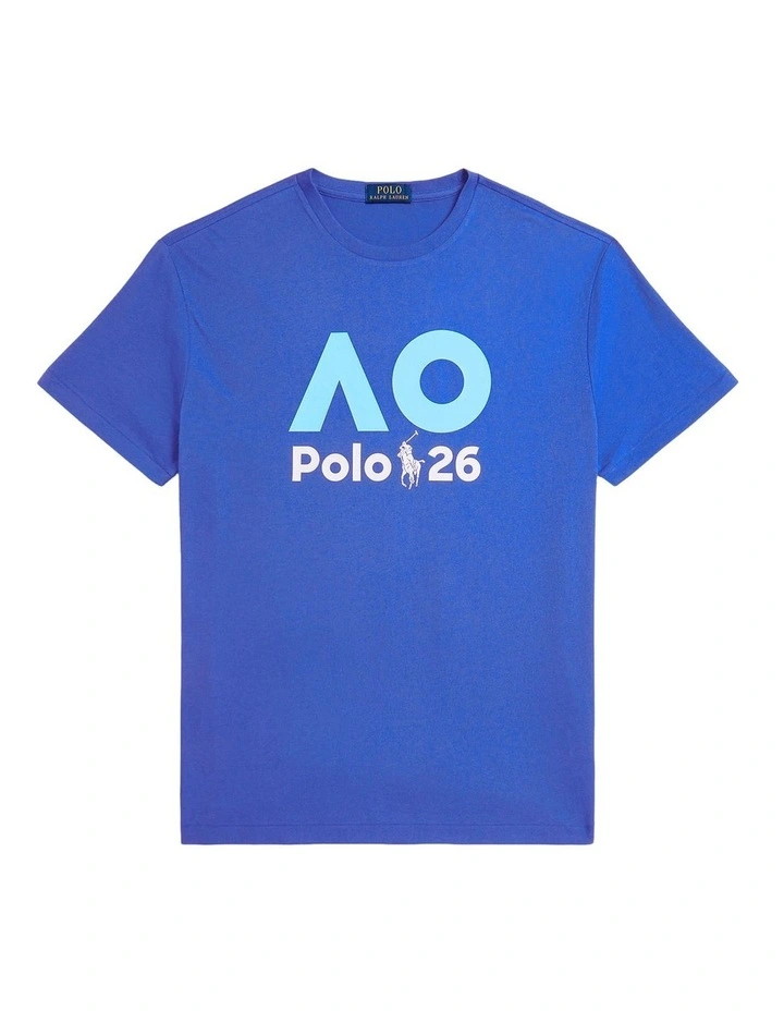 Australian Open Jersey Graphic T-shirt in Blue image 4