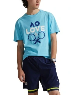 Australian Open Love T-shirt in Blue