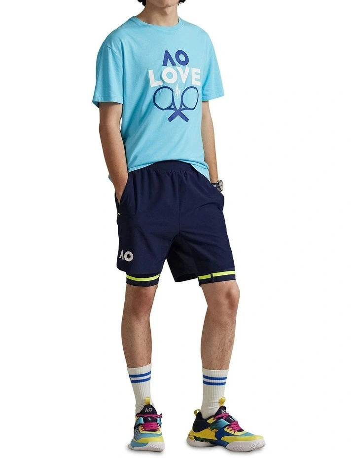 Australian Open Love T-shirt in Blue image 3