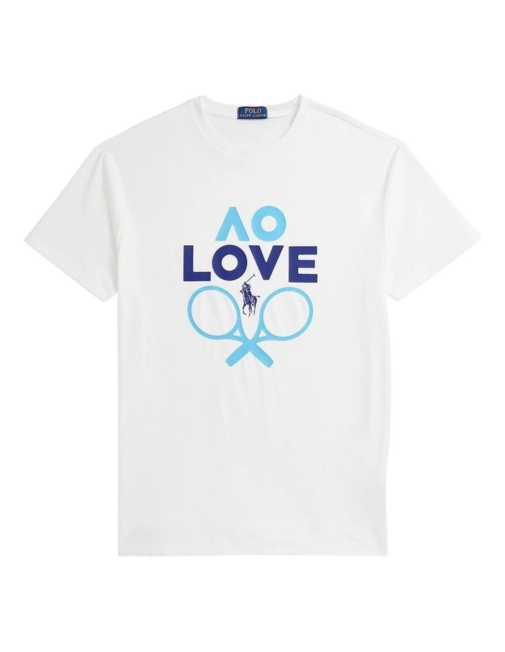 Australian Open Love T-shirt in White image 4