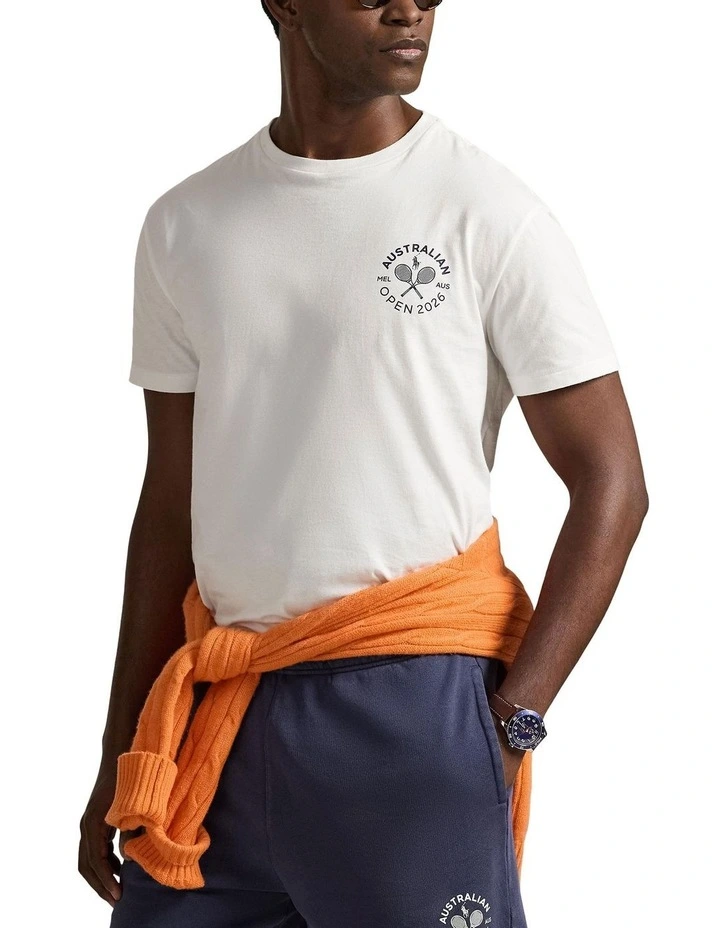 Australian Open Jersey Graphic T-shirt in White image 1