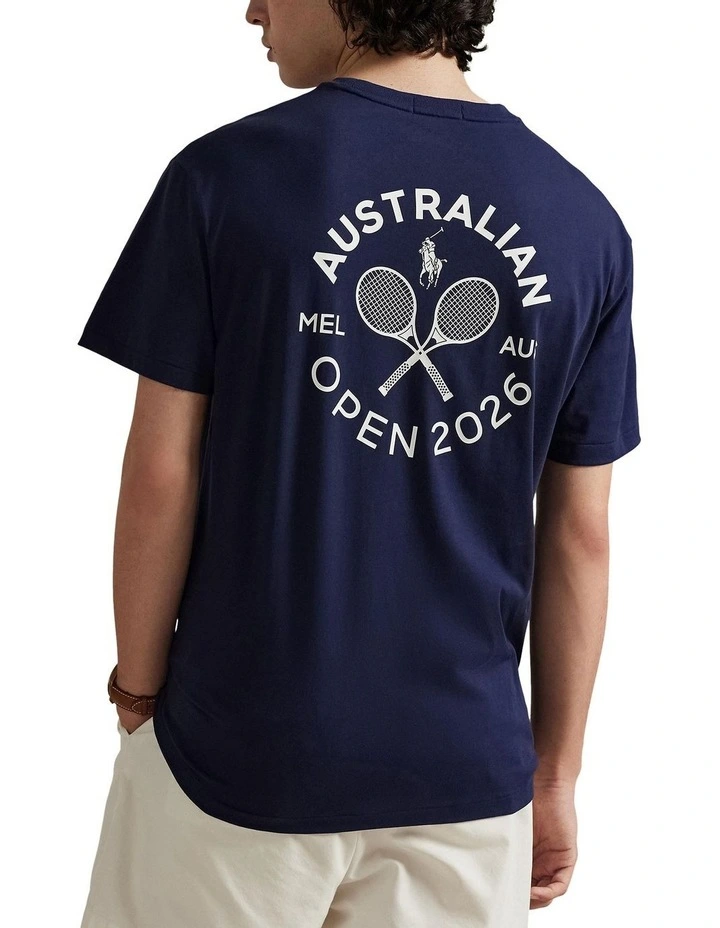 Australian Open Jersey Graphic T-shirt in Blue image 2