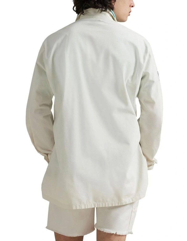 Australian Open Utility Overshirt in White image 2