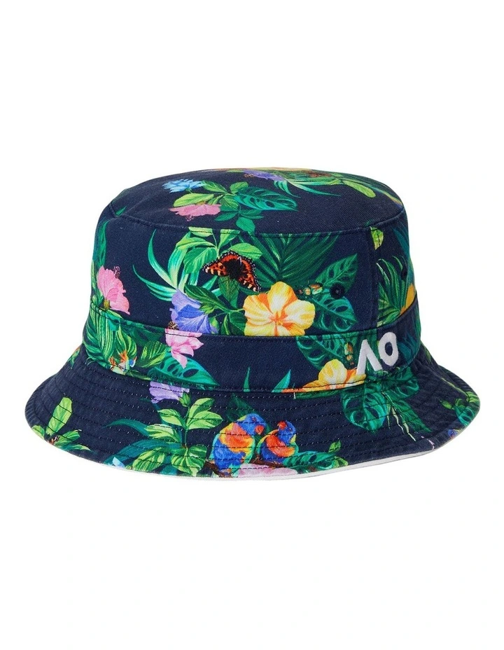 Australian Open Reversible Bucket Hat in Multi image 2