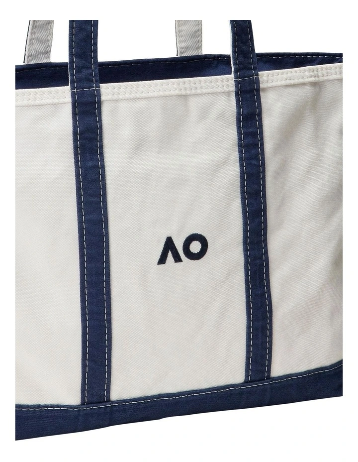 Australian Open Canvas Tote Bag in Beige image 4