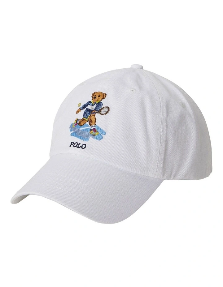 Australian Open Polo Bear Ball Cap in White image 1