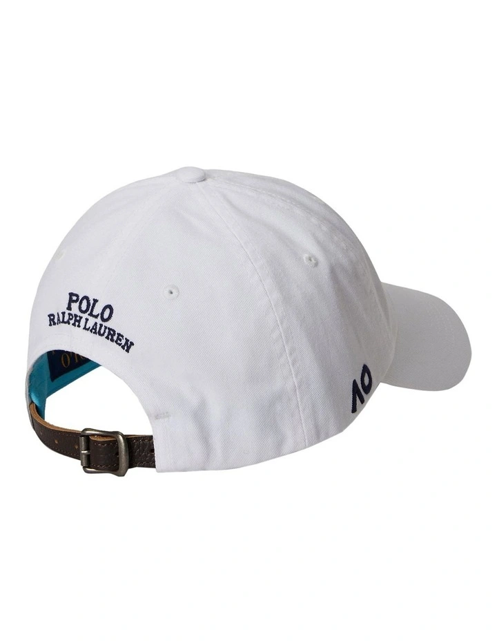 Australian Open Polo Bear Ball Cap in White image 2