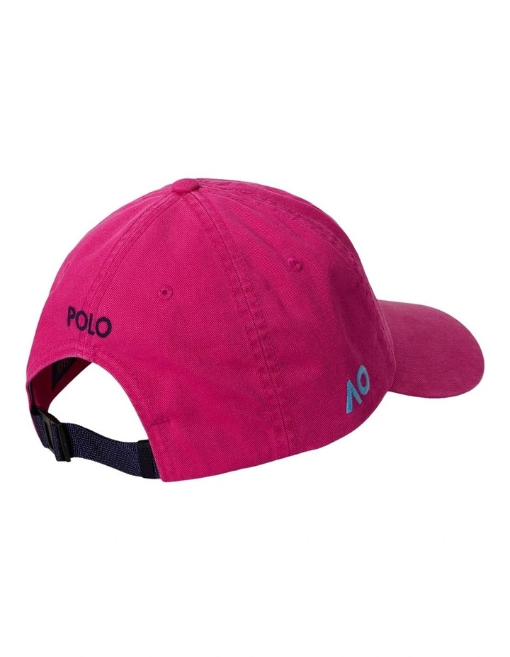 Australian Open Long-Bill Cap in Pink image 2