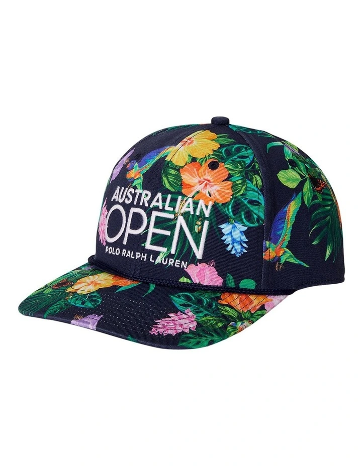 Australian Open Floral Ball Cap in Multi image 1