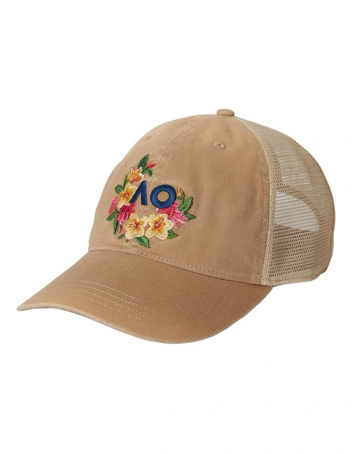 Australian Open Trucker Cap in Beige image 1