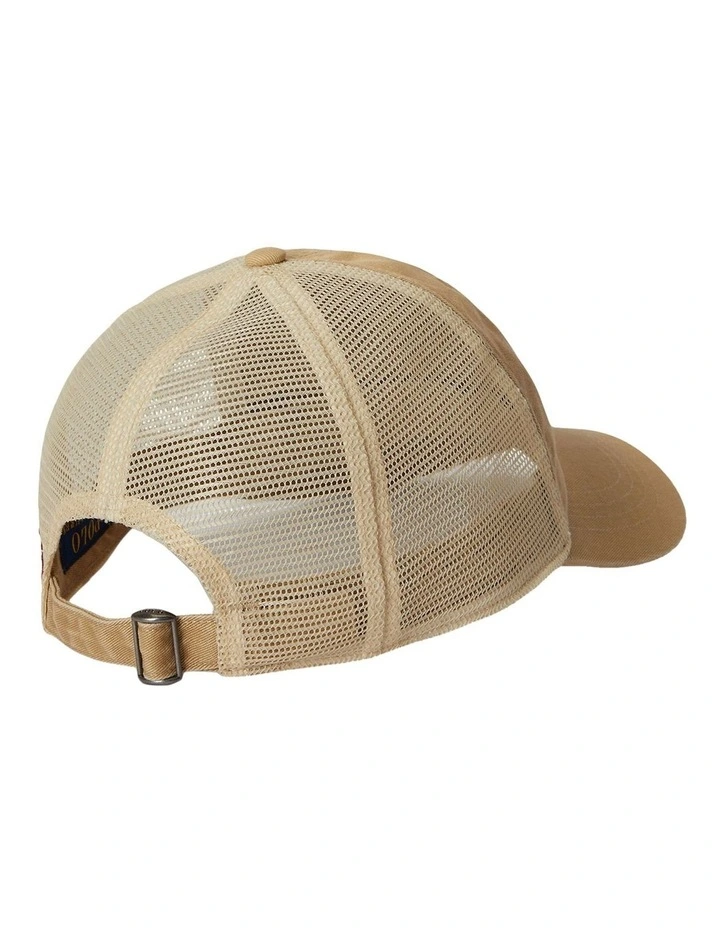 Australian Open Trucker Cap in Beige image 2