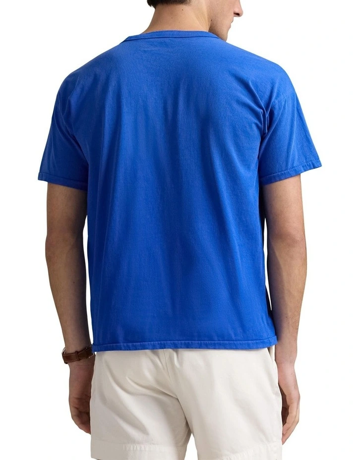 Vintage Fit Jersey Graphic T-shirt in Blue image 2