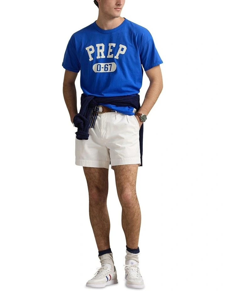 Vintage Fit Jersey Graphic T-shirt in Blue image 3