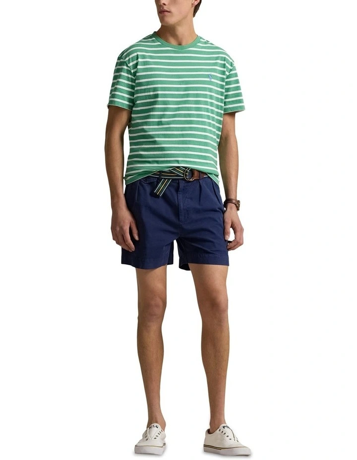 Classic Fit Striped Jersey T-shirt in Multi image 3