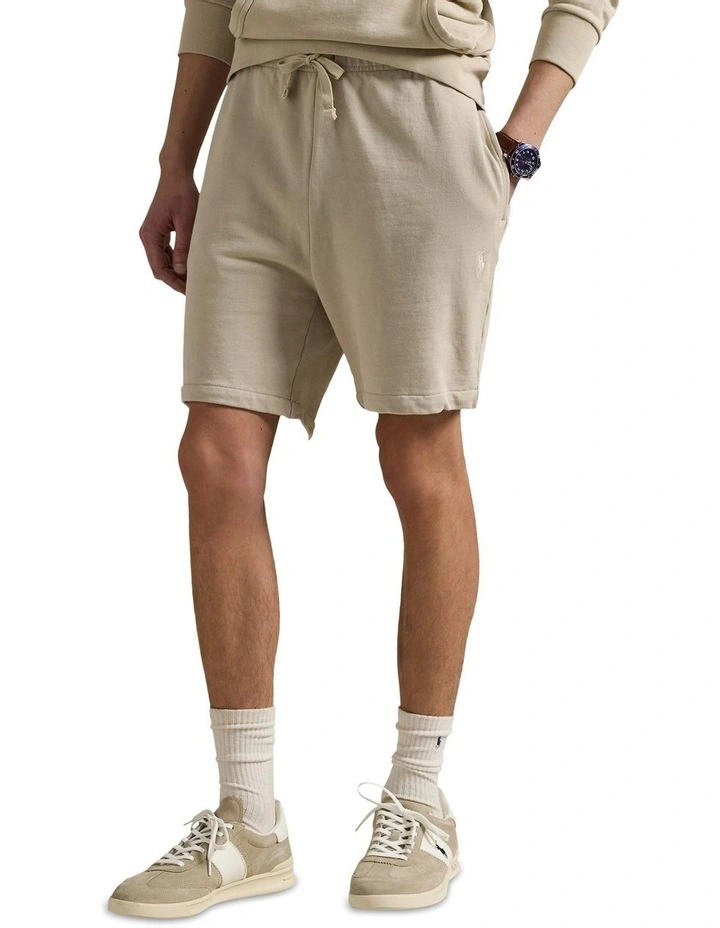 Loopback Fleece Short 6.5 Inch in Grey image 1