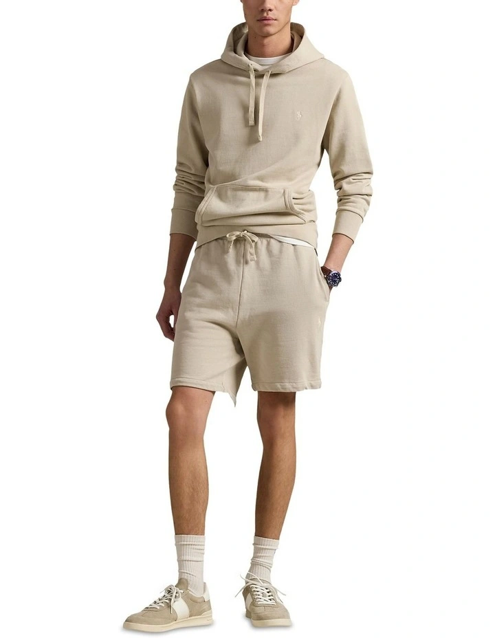 Loopback Fleece Short 6.5 Inch in Grey image 3