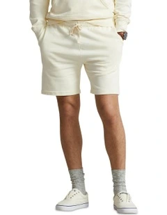 Loopback Fleece Short 6.5 Inch in Beige