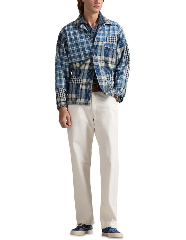 Dungaree Fit Twill Carpenter Pant in White image 3