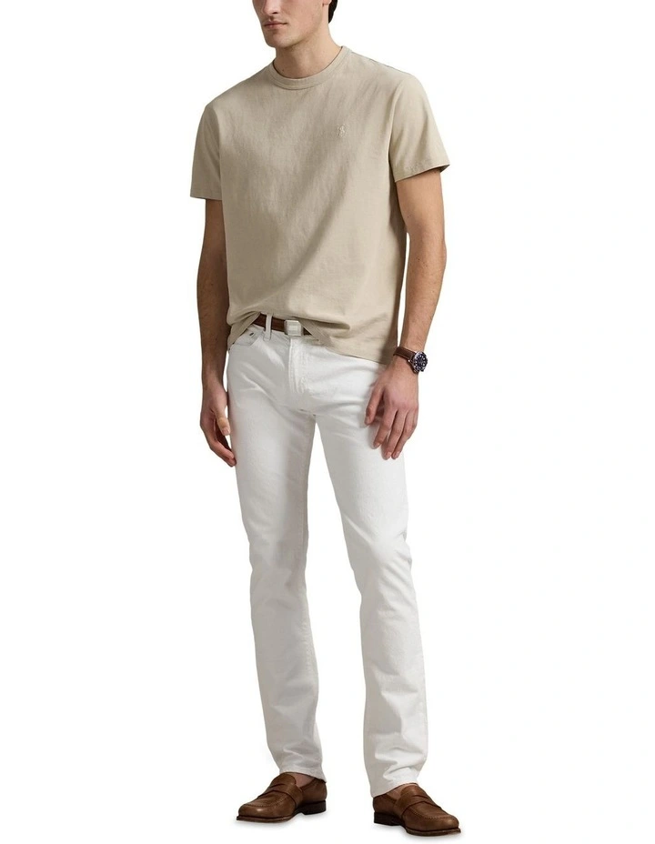 Classic Fit Jersey Crewneck T-shirt in Grey image 3