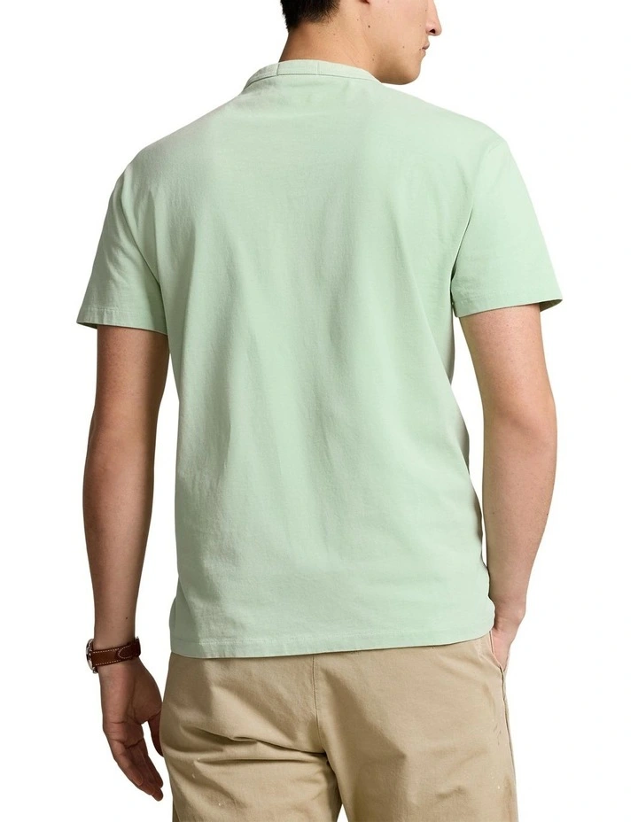 Classic Fit Jersey Crewneck T-shirt in Green image 2