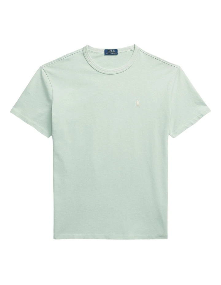 Classic Fit Jersey Crewneck T-shirt in Green image 4