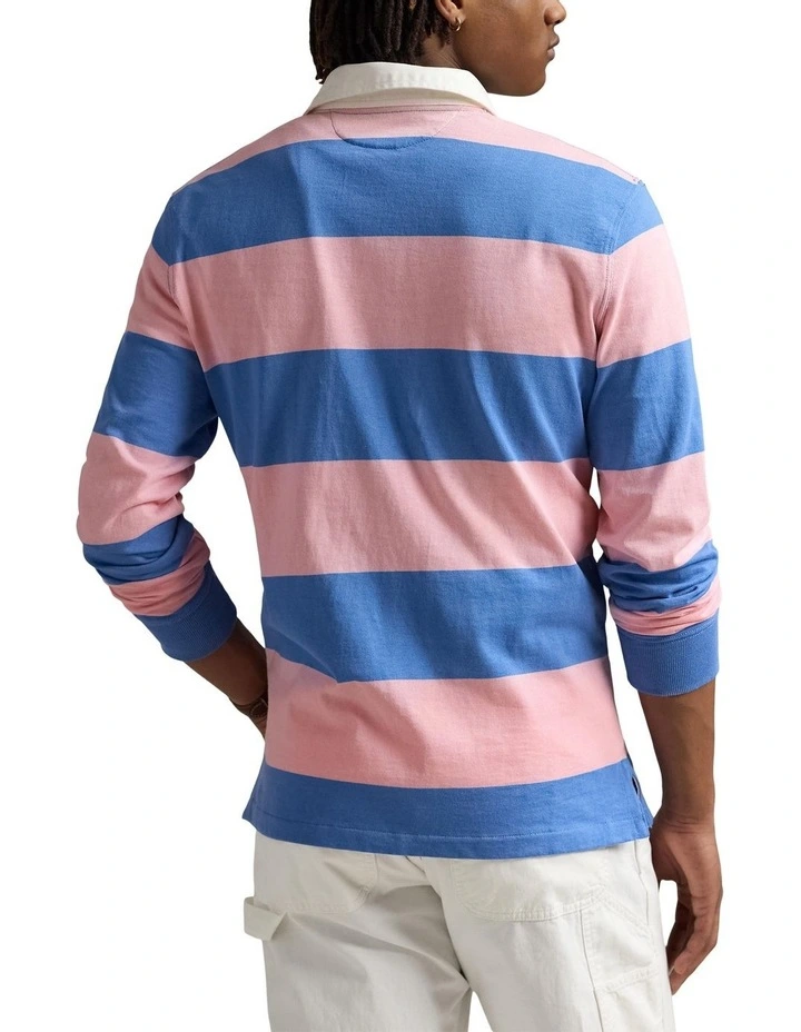 The Iconic Rugby Shirt in Pink image 2