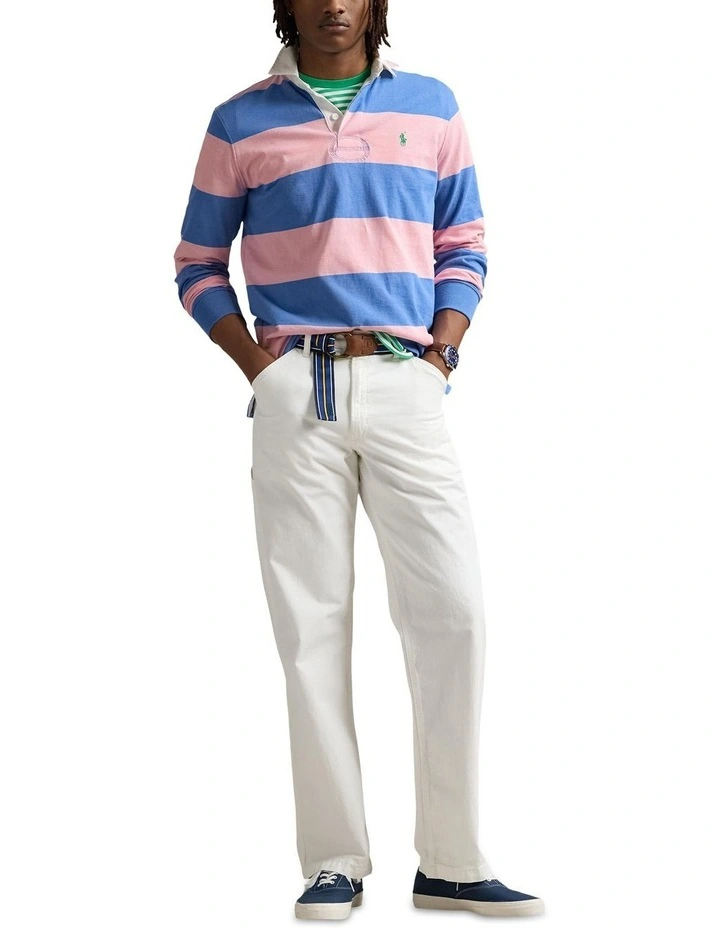 The Iconic Rugby Shirt in Pink image 3