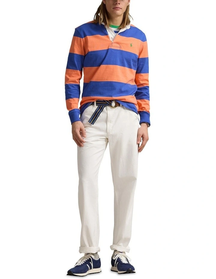 The Iconic Rugby Shirt in Orange image 3