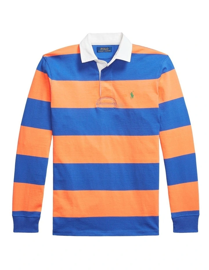 The Iconic Rugby Shirt in Orange image 4