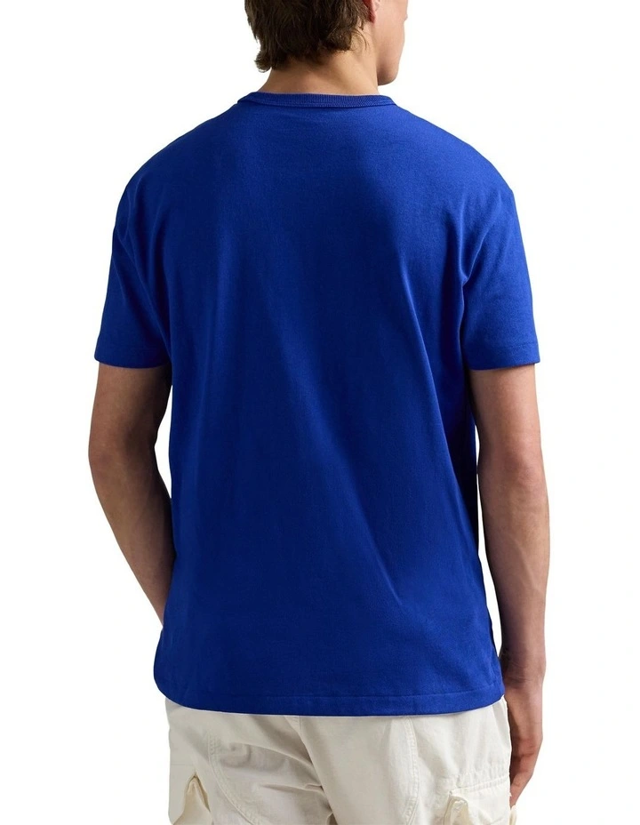 Classic Fit Heavyweight Jersey T-shirt in Blue image 2