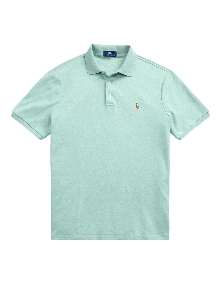 Custom Slim Fit Soft Cotton Polo Shirt in Green image 4