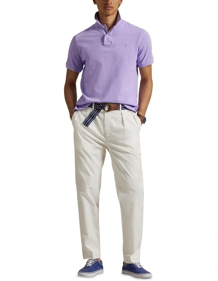 The Iconic Mesh Polo Shirt in Purple image 3