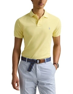 The Iconic Mesh Polo Shirt in Yellow