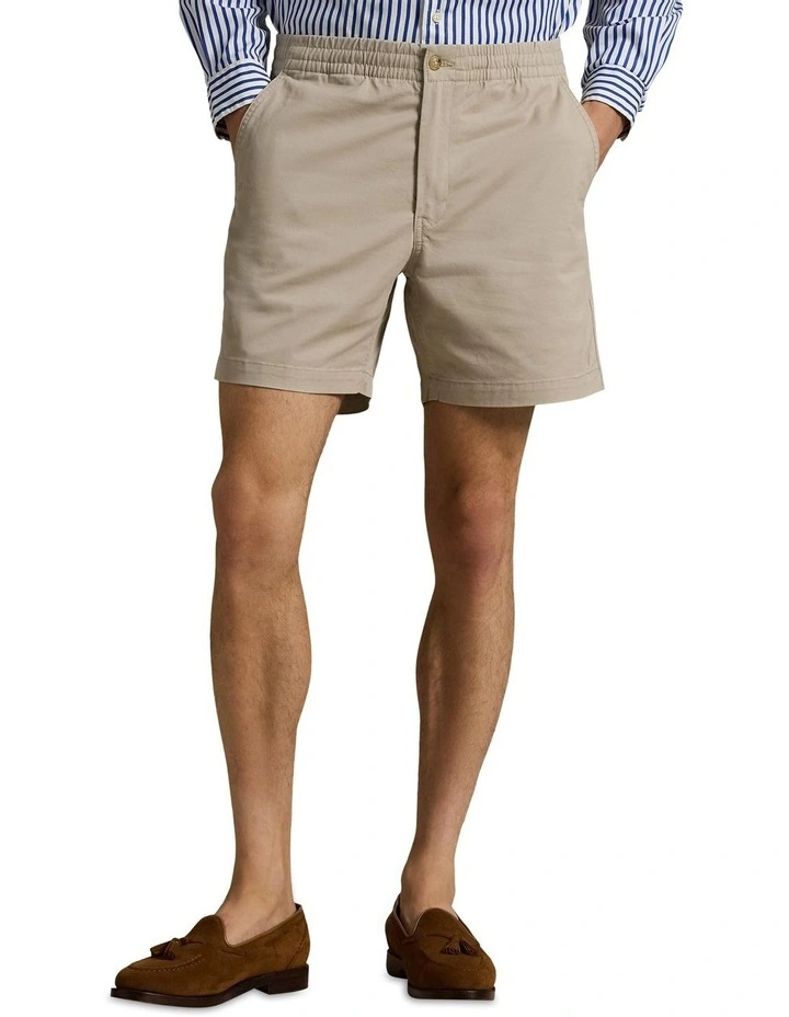 Prepster Stretch Chino Short 6-Inch in Beige image 1