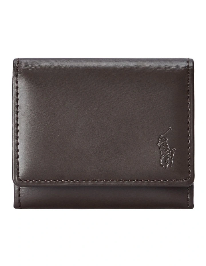 Calfskin Coin Pouch in Brown image 1