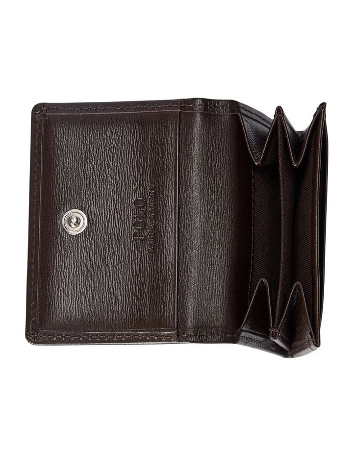 Calfskin Coin Pouch in Brown image 3
