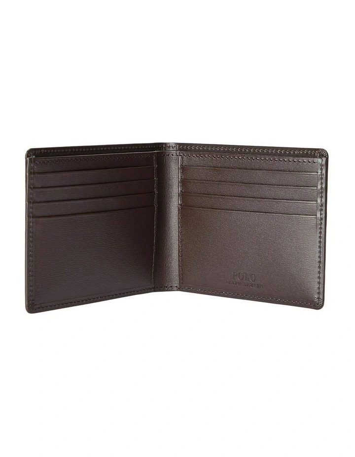 Calfskin Billfold Wallet in Brown image 3