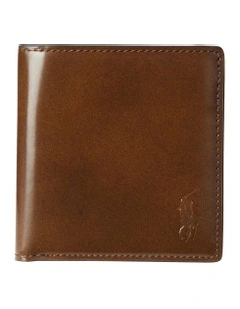 Calfskin Slim Wallet in Brown