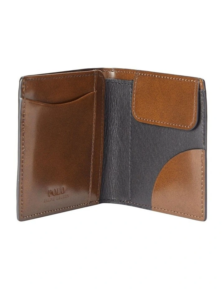Calfskin Slim Wallet in Brown image 3