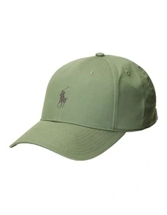 Twill Ball Cap in Green