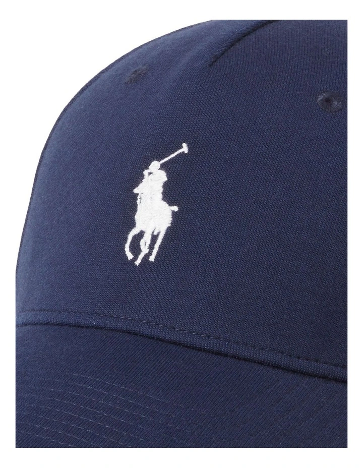 Double-Knit Jacquard Ball Cap in Navy image 3