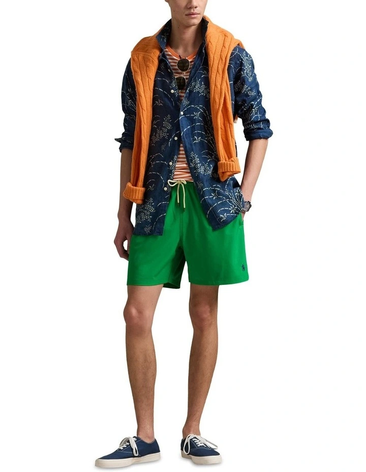 Traveler Classic Swim Trunk 5.75-inch in Green image 3