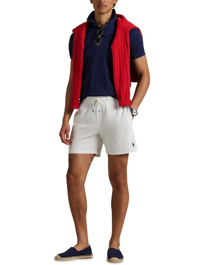 Traveler Classic Swim Trunk 5.75-inch in White image 3