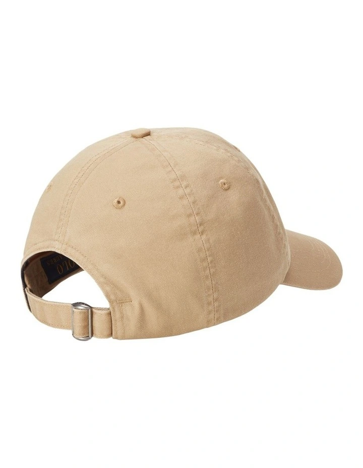 Cotton Twill Ball Cap in Beige image 2