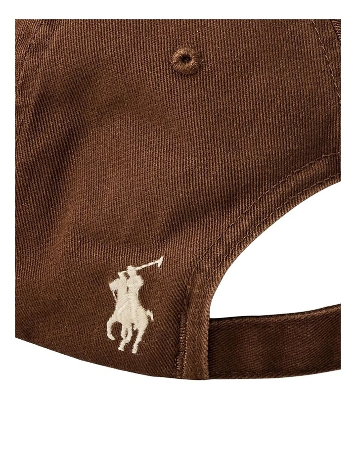 Cotton Twill Ball Cap in Brown image 4