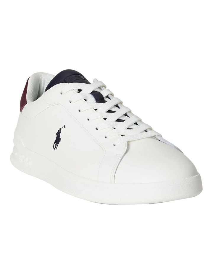 Heritage Court II Nappa Leather Sneaker in White image 4
