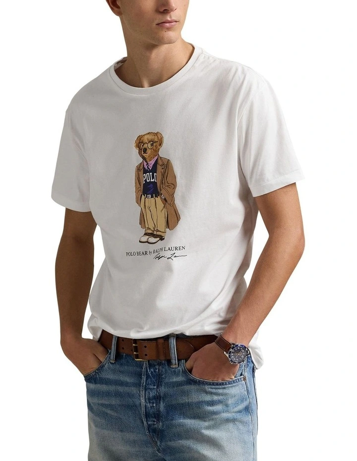 Classic Fit Jersey T-shirt in White image 1