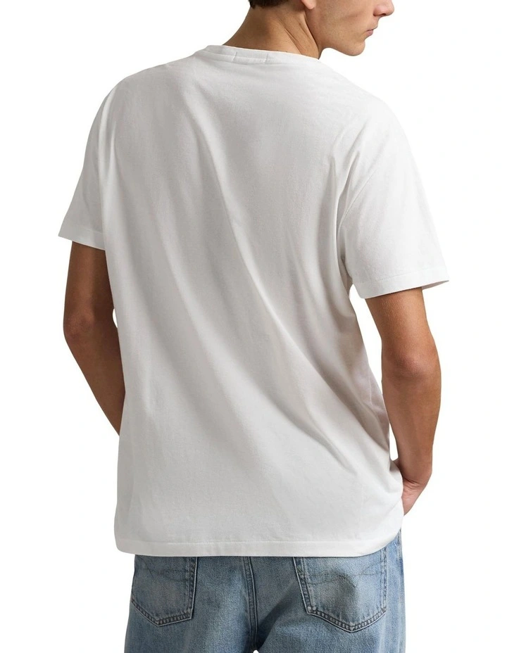 Classic Fit Jersey T-shirt in White image 2